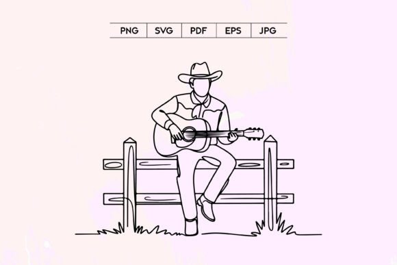 Cowboy Guitar Fence Western SVG Review for Real Projects