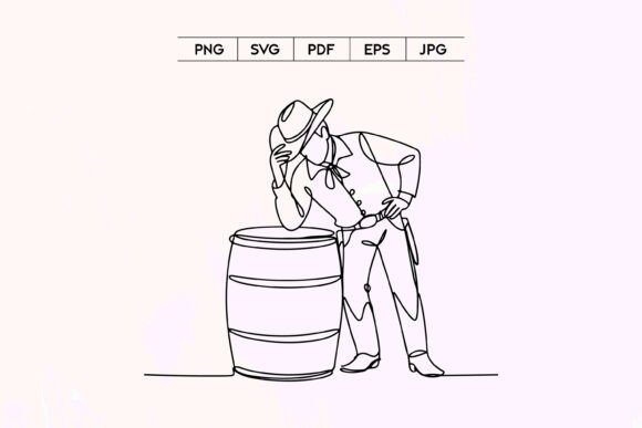 Cowboy Leaning Barrel Western SVG Review for Real Projects