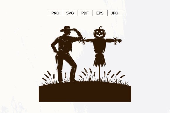 Cowboy Scarecrow Halloween SVG Design Review for Real Projects