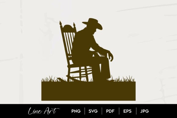 Cowboy Sitting Rocking Chair SVG: A Designer’s Honest Take