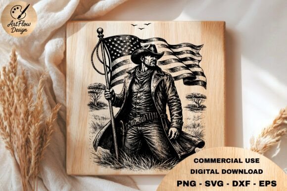 Patriotic Cowboy SVG Bundle Review for Real Embroidery Projects