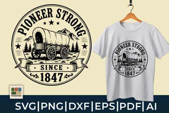 Pioneer Strong Since 1847 SVG: A Timeless Embroidery Design